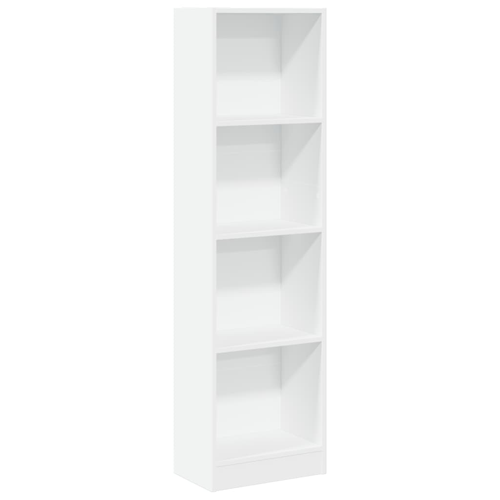 VidaXL Boekenkast 40x24x143 cm bewerkt hout wit