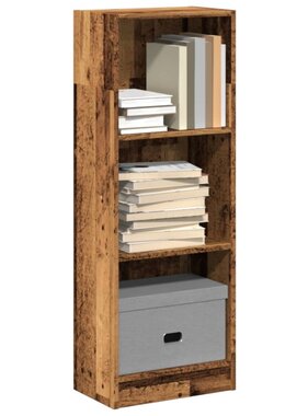 VidaXL Boekenkast 40x24x109 cm bewerkt hout oud houtkleurig