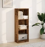 VidaXL Boekenkast 40x24x109 cm bewerkt hout oud houtkleurig