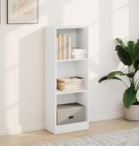 VidaXL Boekenkast 40x24x109 cm bewerkt hout wit