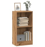 VidaXL Boekenkast 40x24x76 cm bewerkt hout artisanaal eikenkleurig
