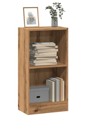 VidaXL Boekenkast 40x24x76 cm bewerkt hout artisanaal eikenkleurig