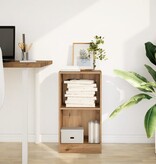 VidaXL Boekenkast 40x24x76 cm bewerkt hout artisanaal eikenkleurig
