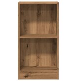 VidaXL Boekenkast 40x24x76 cm bewerkt hout artisanaal eikenkleurig