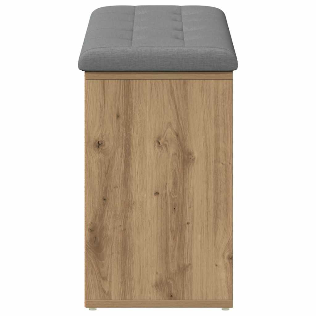 VidaXL Schoenenbank 102x32x50 cm bewerkt hout artisanaal eikenkleur