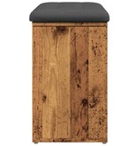 VidaXL Schoenenbank 82x32x50 cm bewerkt hout oud houtkleurig