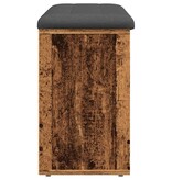 VidaXL Schoenenbank 102x32x50 cm bewerkt hout oud houtkleurig