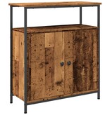 VidaXL Dressoir 70x30x80 cm bewerkt hout oud houtkleurig