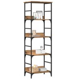 VidaXL Boekenrek 50x33x153 cm bewerkt hout artisanaal eikenkleurig