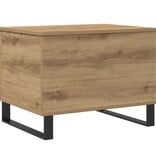 VidaXL Salontafel 60x44,5x45 cm bewerkt hout artisanaal eikenkleurig