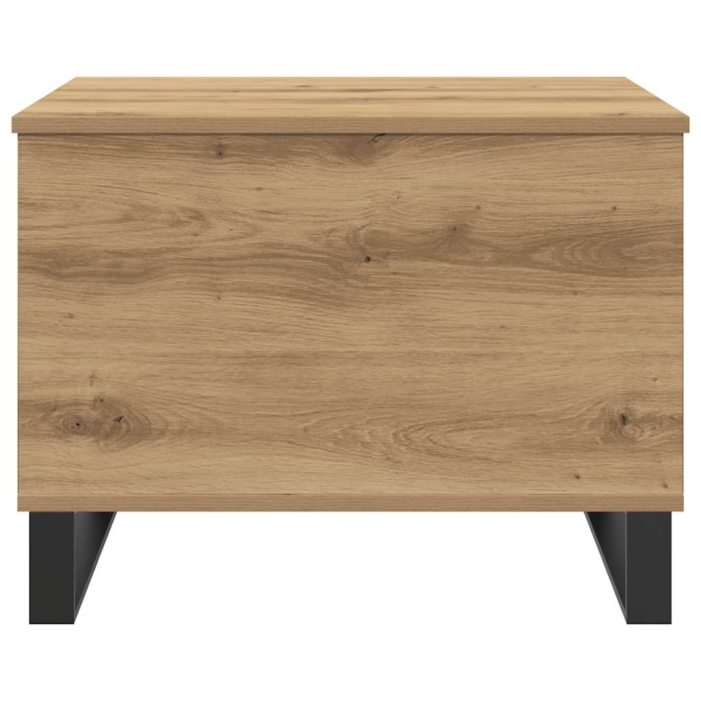 VidaXL Salontafel 60x44,5x45 cm bewerkt hout artisanaal eikenkleurig