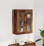 VidaXL Wandkast 69,5x34x90 cm oud houtkleurig