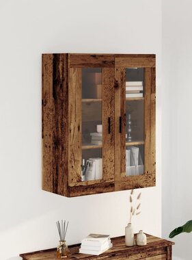 VidaXL Wandkast 69,5x34x90 cm oud houtkleurig