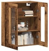 VidaXL Wandkast 69,5x34x90 cm oud houtkleurig