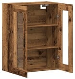 VidaXL Wandkast 69,5x34x90 cm oud houtkleurig