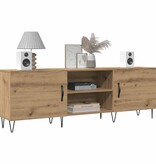 VidaXL Tv-meubel 150x30x50 cm bewerkt hout artisanaal eikenkleurig