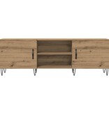 VidaXL Tv-meubel 150x30x50 cm bewerkt hout artisanaal eikenkleurig