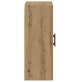 VidaXL Wandkast 69,5x34x90 cm bewerkt hout artisanaal eikenkleur