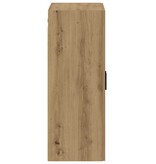 VidaXL Wandkast 69,5x34x90 cm bewerkt hout artisanaal eikenkleur