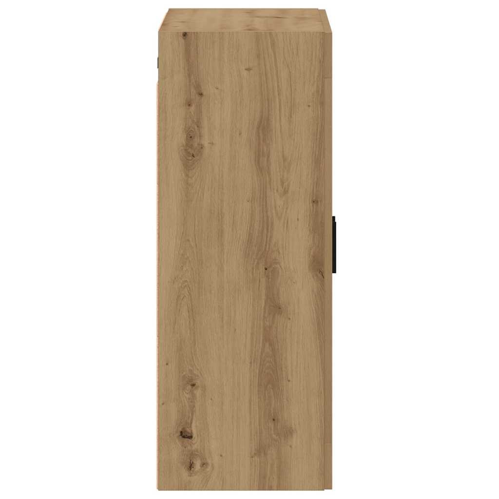 VidaXL Wandkast 69,5x34x90 cm bewerkt hout artisanaal eikenkleur