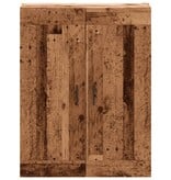 VidaXL Wandkast 69,5x34x90 cm bewerkt hout oud houtkleurig