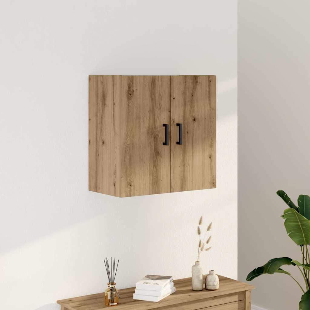 VidaXL Wandkast 60x31x60 cm bewerkt hout artisanaal eikenkleurig