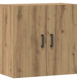VidaXL Wandkast 60x31x60 cm bewerkt hout artisanaal eikenkleurig