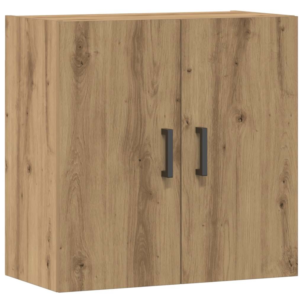VidaXL Wandkast 60x31x60 cm bewerkt hout artisanaal eikenkleurig
