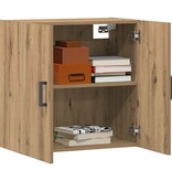 VidaXL Wandkast 60x31x60 cm bewerkt hout artisanaal eikenkleurig