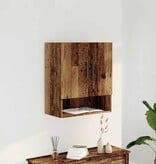 VidaXL Wandkast 60x31x70 cm bewerkt hout oud houtkleurig
