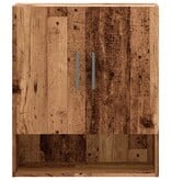 VidaXL Wandkast 60x31x70 cm bewerkt hout oud houtkleurig