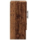 VidaXL Wandkast 60x31x70 cm bewerkt hout oud houtkleurig