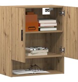 VidaXL Wandkast 60x31x70 cm bewerkt hout artisanaal eikenkleur