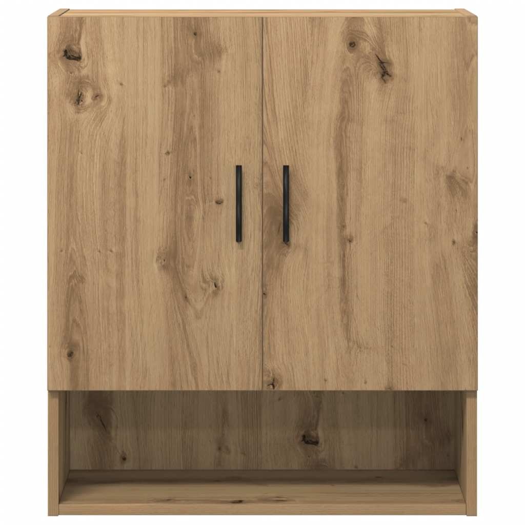 VidaXL Wandkast 60x31x70 cm bewerkt hout artisanaal eikenkleur