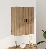 VidaXL Wandkast 69,5x34x90 cm artisanaal eikenkleurig