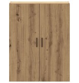 VidaXL Wandkast 69,5x34x90 cm artisanaal eikenkleurig