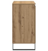VidaXL Dressoir 101,5x35x70 cm bewerkt hout artisanaal eikenkleurig
