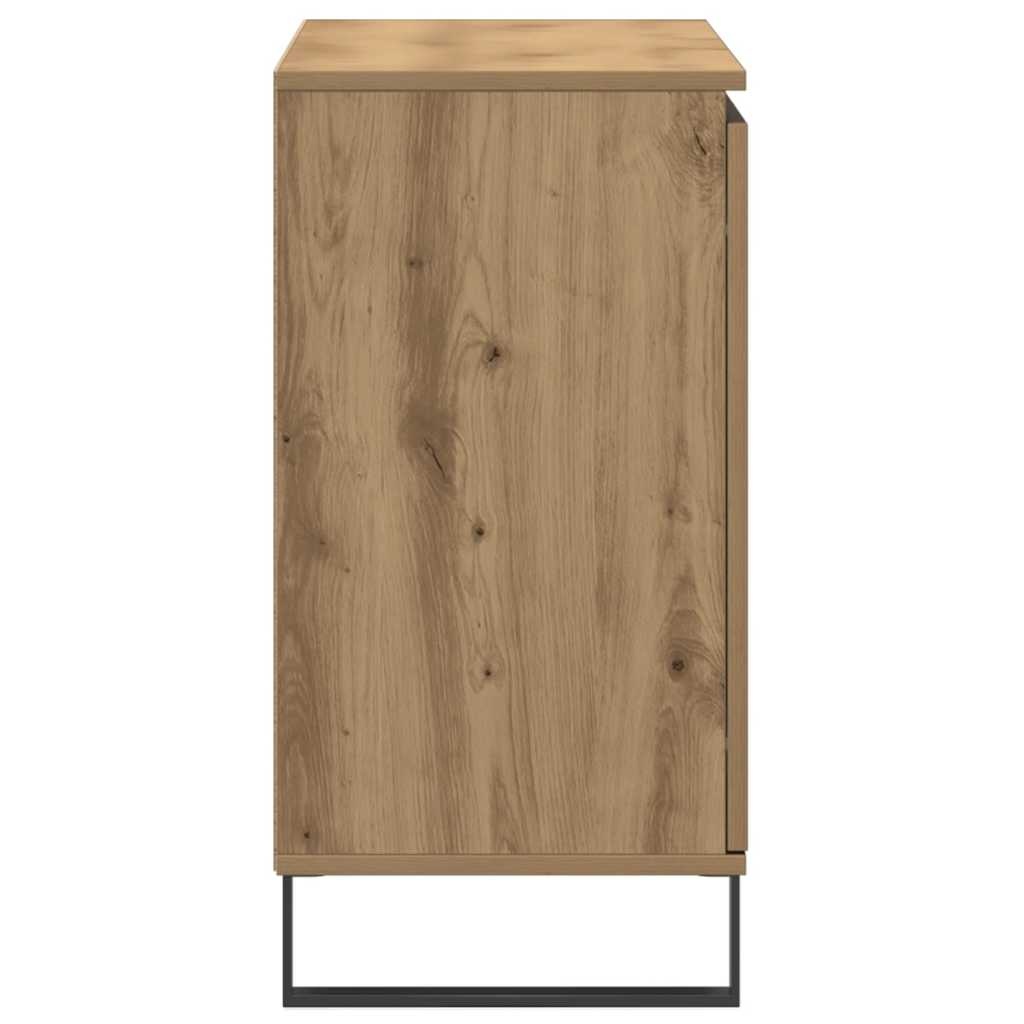VidaXL Dressoir 101,5x35x70 cm bewerkt hout artisanaal eikenkleurig
