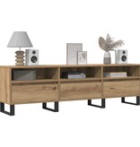 VidaXL Tv-meubel 150x30x44,5 cm bewerkt hout artisanaal eikenkleur