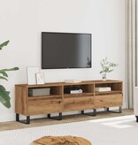 VidaXL Tv-meubel 150x30x44,5 cm bewerkt hout artisanaal eikenkleur