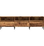 VidaXL Tv-meubel 150x30x44,5 cm bewerkt hout oud houtkleurig