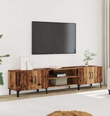 VidaXL Tv-meubel 180x31,5x40 cm bewerkt hout oud houtkleurig