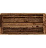 VidaXL Schoenenbank 100x35x45 cm bewerkt hout oud houtkleurig
