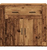 VidaXL Dressoir 80x33x70 cm bewerkt hout oud houtkleurig
