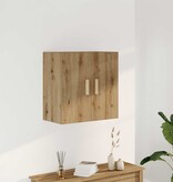 VidaXL Wandkast 60x31x60 cm bewerkt hout artisanaal eikenkleurig