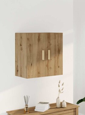 VidaXL Wandkast 60x31x60 cm bewerkt hout artisanaal eikenkleurig