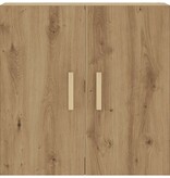 VidaXL Wandkast 60x31x60 cm bewerkt hout artisanaal eikenkleurig