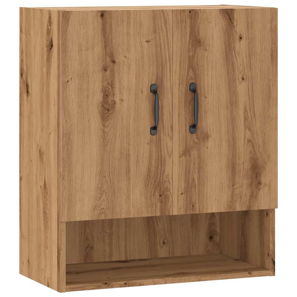 VidaXL Wandkast 60x31x70 cm bewerkt hout artisanaal eikenkleur