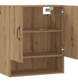 VidaXL Wandkast 60x31x70 cm bewerkt hout artisanaal eikenkleur
