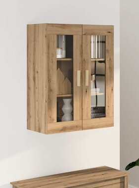 VidaXL Hangkast 69,5x34x90 cm artisanaal eikenkleurig